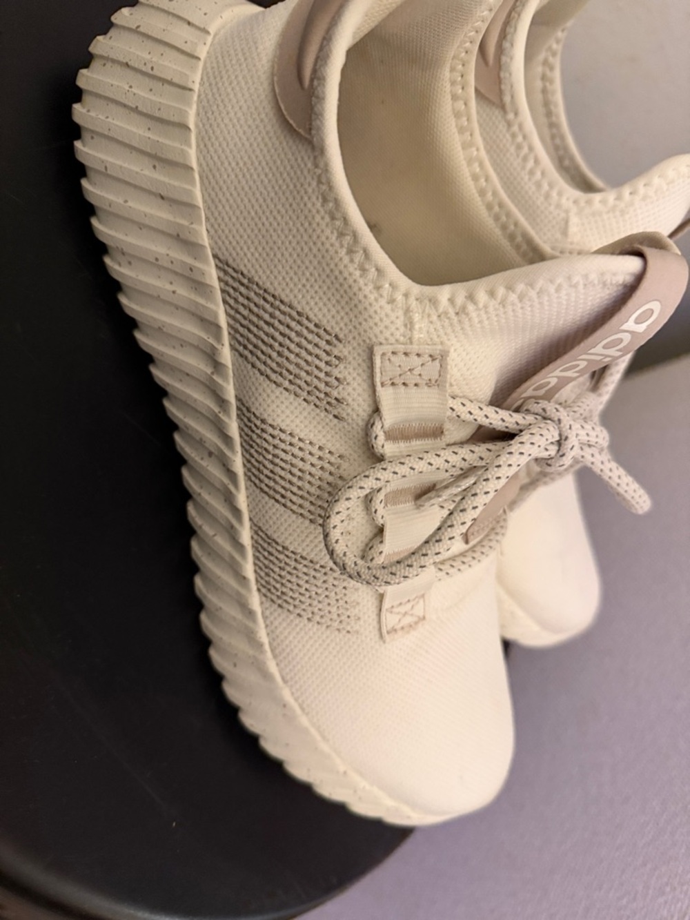 adidas Beige Knit Women's Sneaker